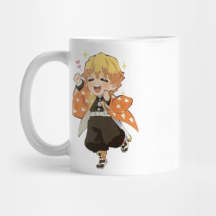 Kawaii Zenitsu From Demon Slayer Mug